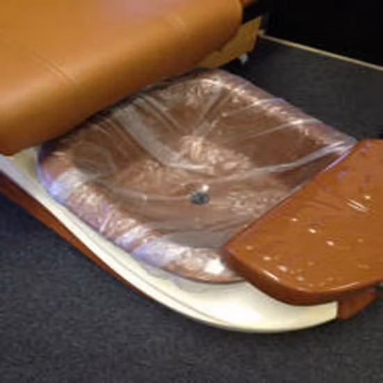 Revêtements de baignoire jetables pour massage des pieds/pédicure, pour chaise de pédicure SPA